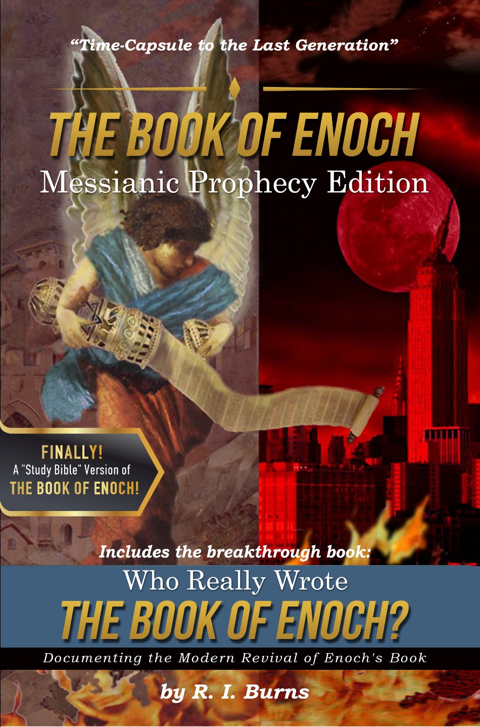 Front cover of The Book of Enoch: Messianic Prophecy Edition by R. I. Burns